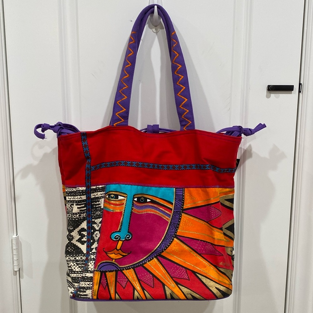 Laurel Burch Celestial Rays Drawstring ToteBag
